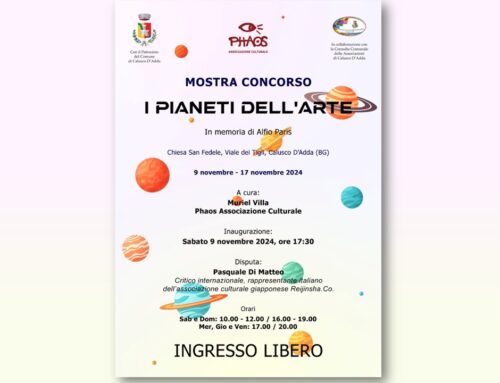 Dal 9 al 17 novembre 2024 Mostra concorso “I pianeti dell’Arte”